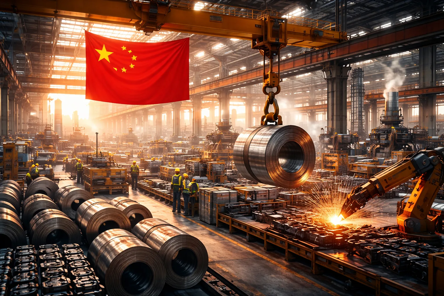 China Factory Prices Rise, Market Signals Recovery