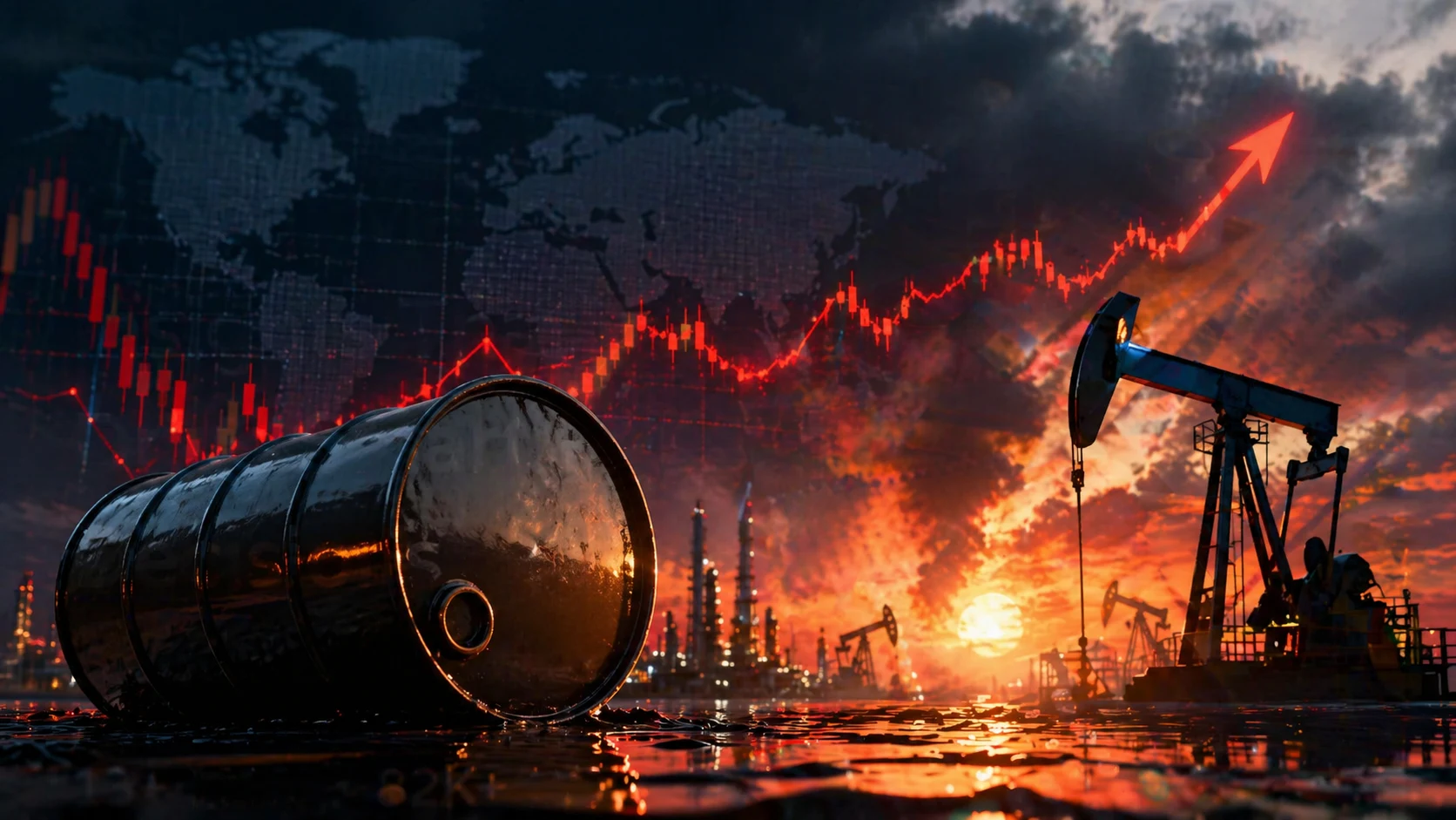 Oil Prices Surge as Global Markets Turn Cautious