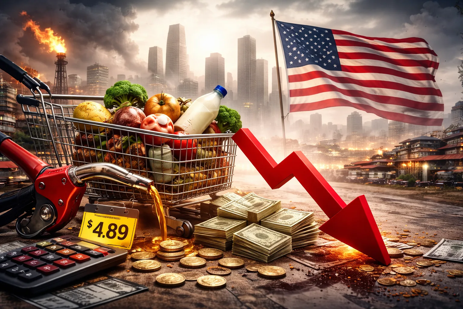 US Inflation Surge Drives Consumer Confidence to Record Low