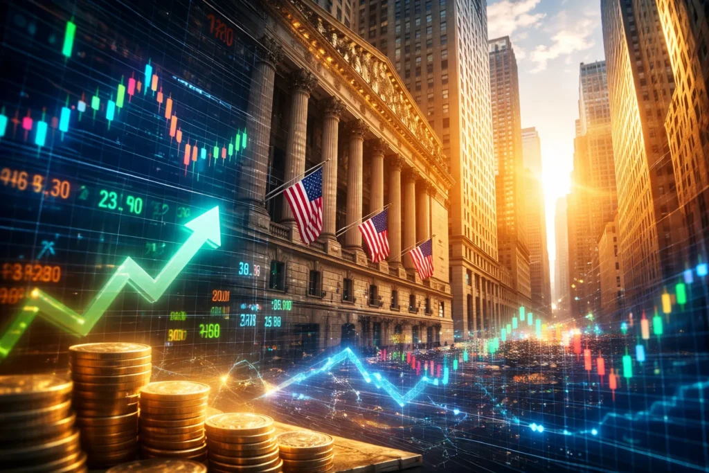 Wall Street Hits New Records Amid Global Risks