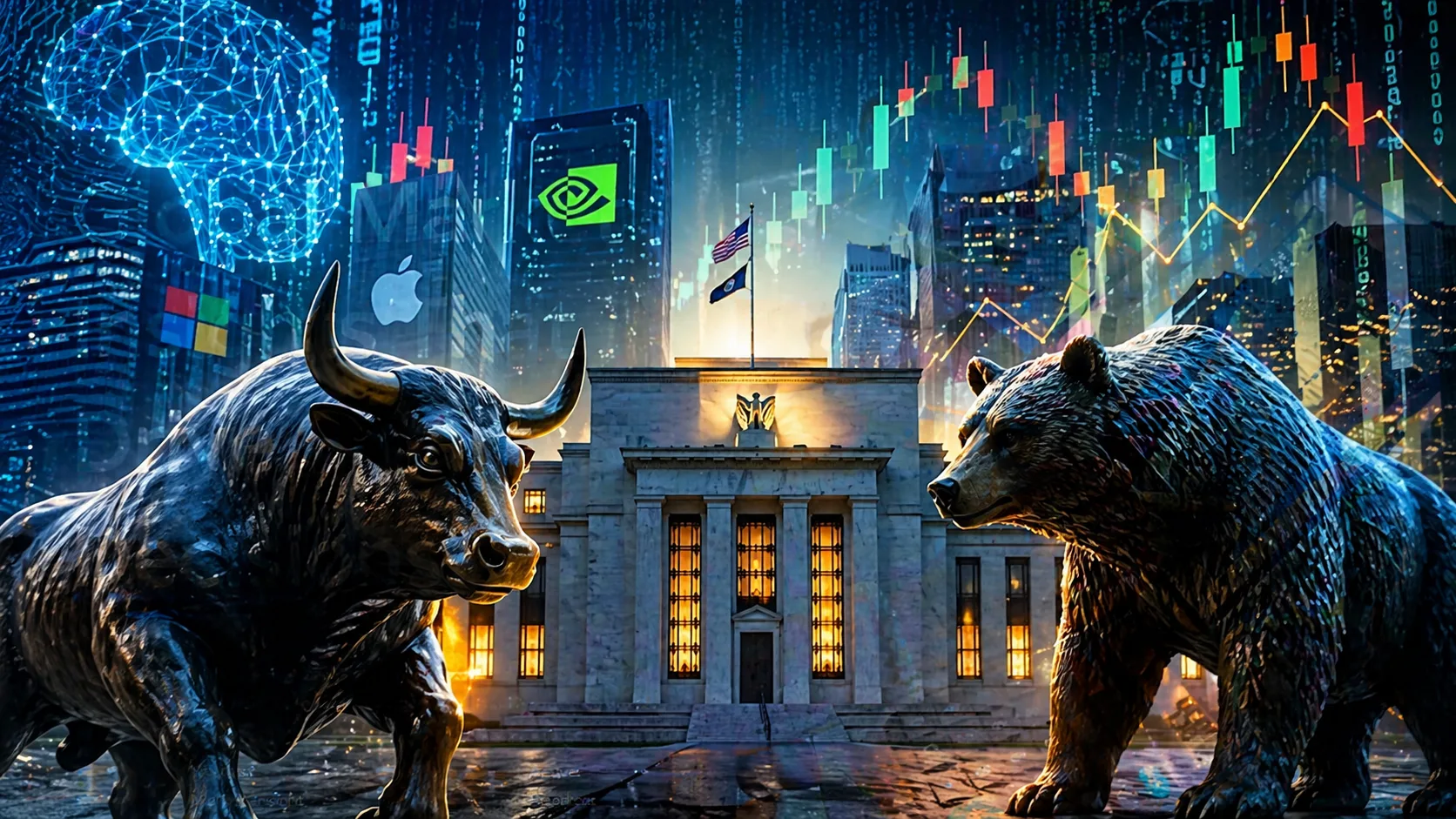 Wall Street Watches Big Tech and Fed Clues