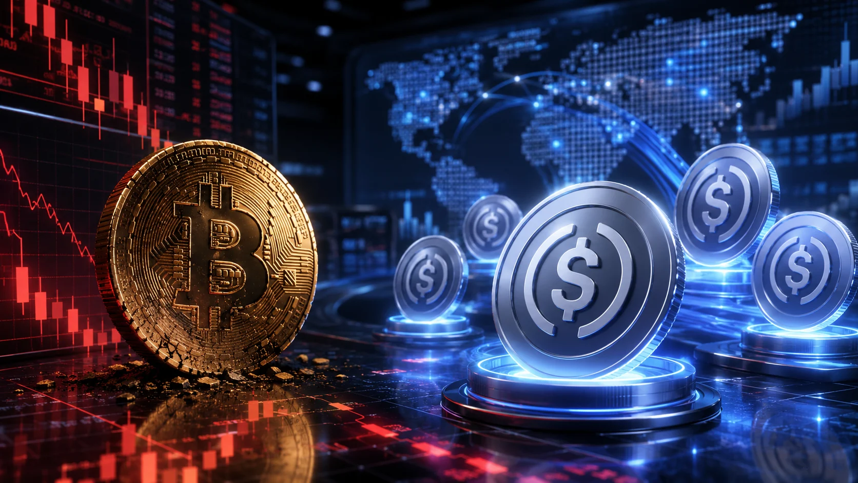 Bitcoin Stablecoin Demand Signals Market Caution