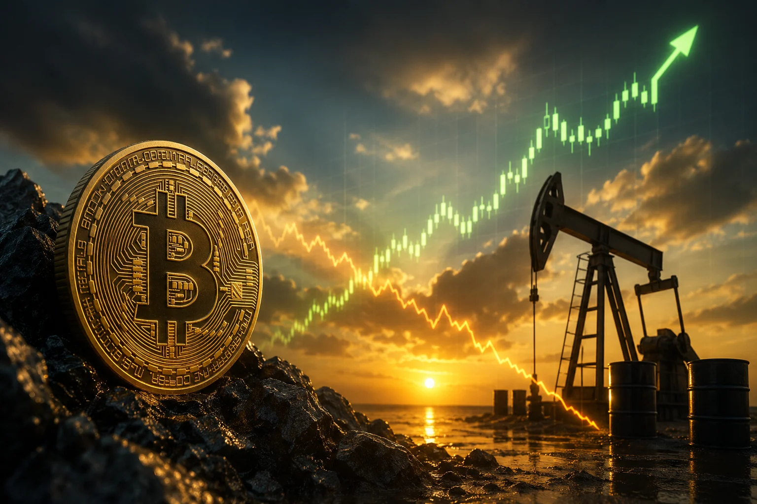 Bitcoin Rally Builds as Global Oil Prices Ease