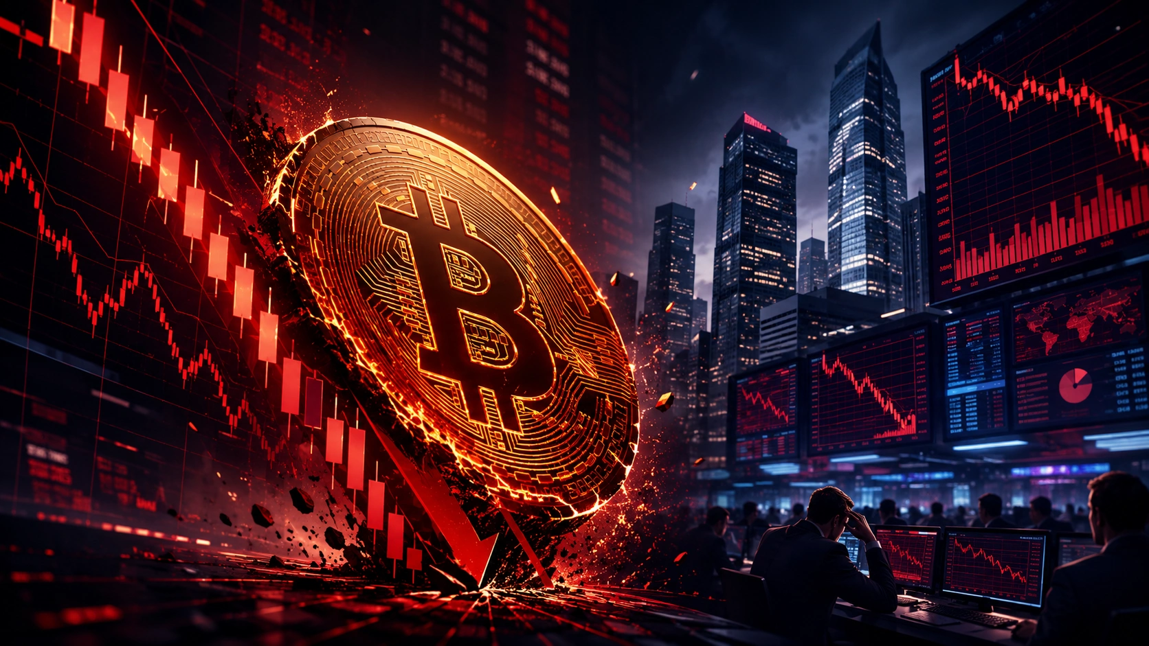 Crypto Stocks Sink as Bitcoin Pressure Spreads
