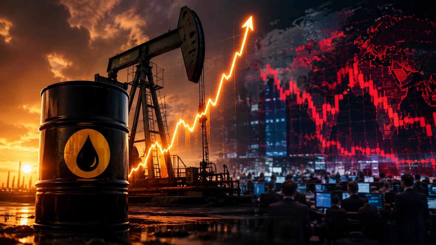 Oil Prices Near $100 Shake Global Markets
