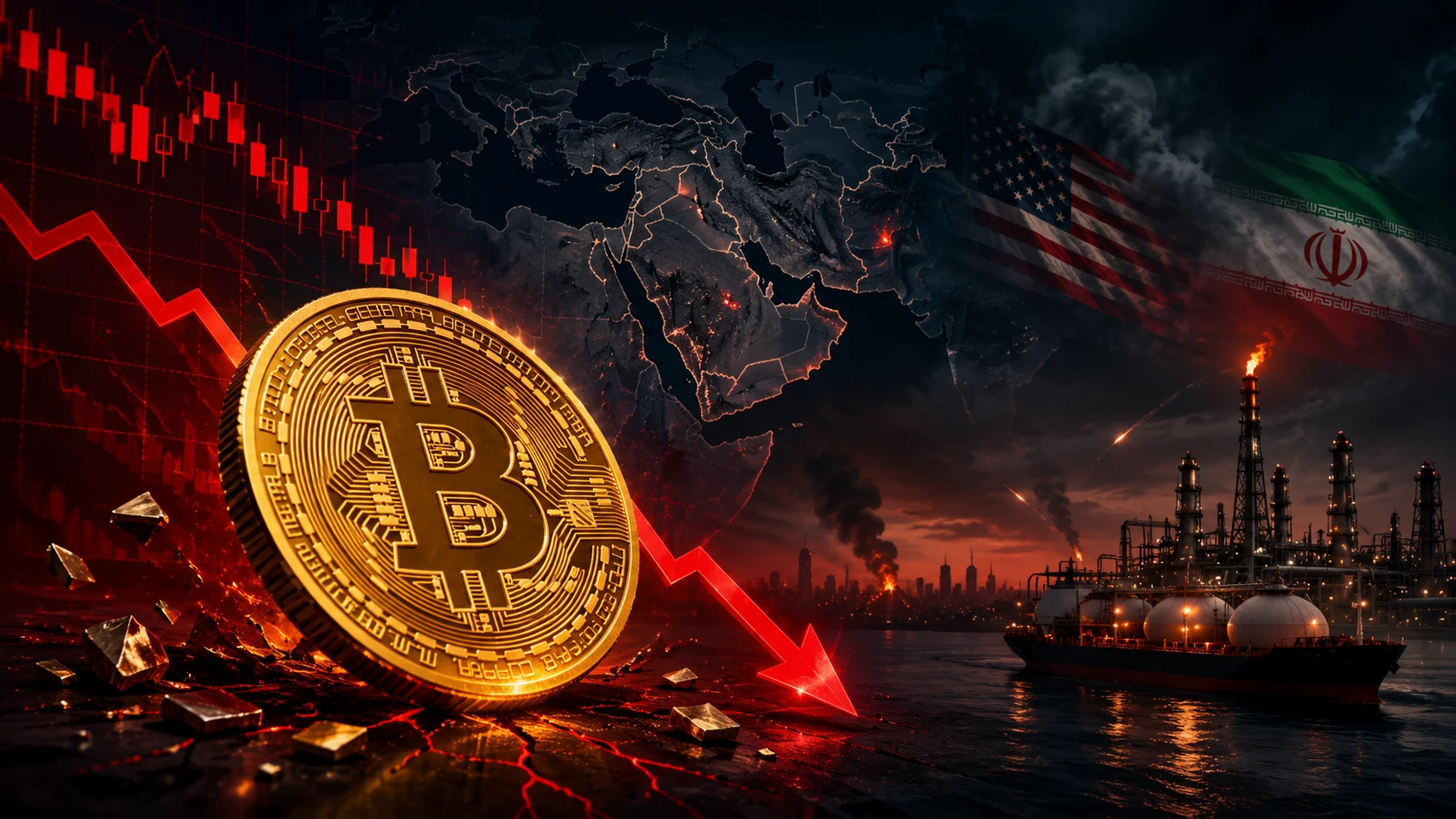 Bitcoin Price Drop Deepens as U.S.-Iran Tensions Rise