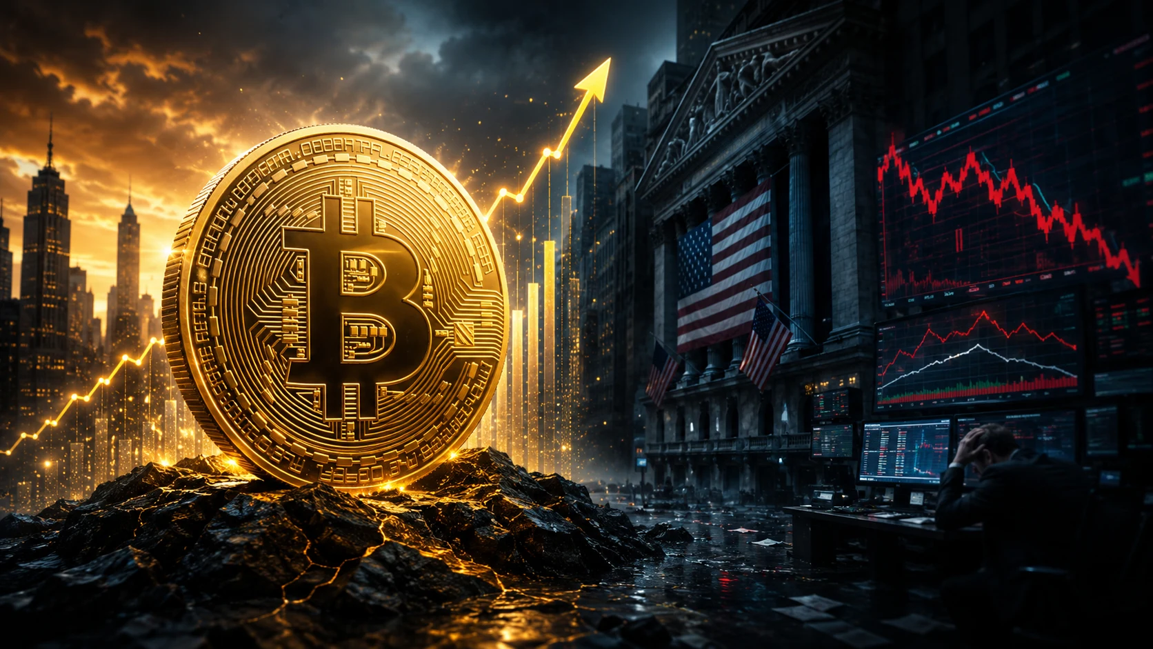 Bitcoin Rally Tests a Tired Wall Street
